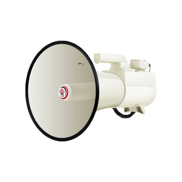 雷公王CR-90米白75W大功率喊話器高音大聲公擴音器可錄音插卡喇叭【宜家良品百貨】