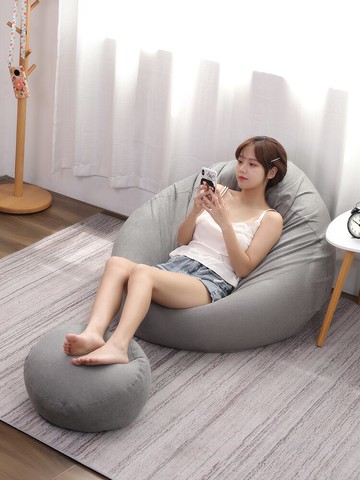 免運 快速出貨 耐樸懶人沙發榻榻米單人小戶型豆袋小沙發創意臥室陽臺休閑懶人椅