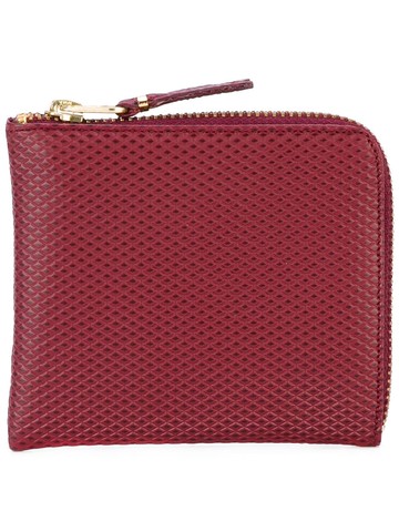 Comme Des Garçons Wallet - zip-around wallet - unisex - Camel Leather - One Size - Pink