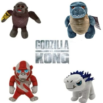 PT35800 哥吉拉大戰金剛2 6吋 絨毛 紅毛猩猩 金剛 霜魔 哥吉拉 娃娃