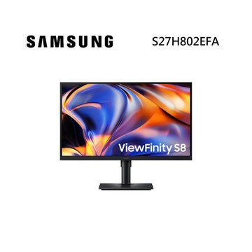 SAMSUNG 三星 S27H802EFA 27吋 ViewFinity S8 S80HF 5K 高解析度平面顯示器