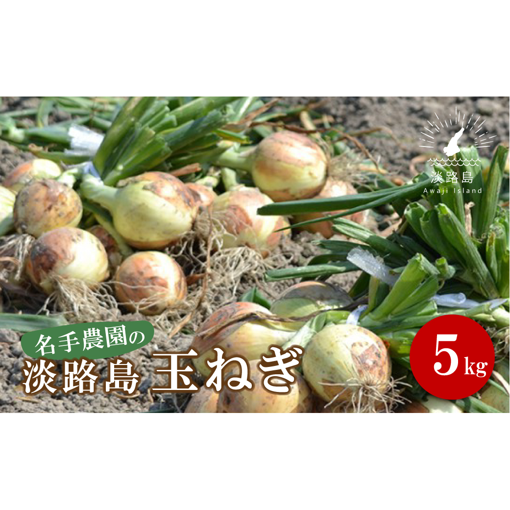 名手農園の淡路島特産玉ねぎ 5kg