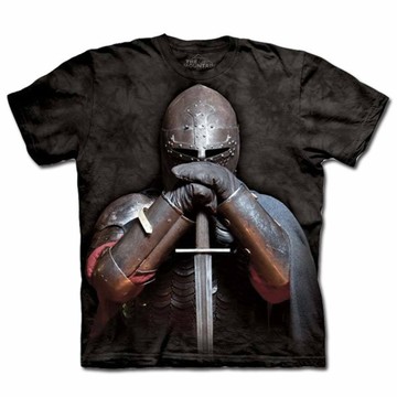 『摩達客』(現貨) 美國進口【The Mountain】自然純棉系列 盔甲騎士 T恤