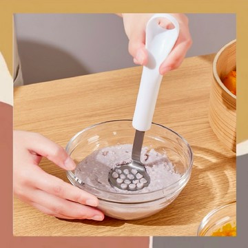 ［so媽］✨台灣現貨📦日系 廚房壓泥器 304不鏽鋼輾壓器 副食品處理 按壓器 搗尼器