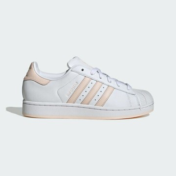 Adidas Superstar II W [JH7056] 女 運動休閒鞋 經典 貝殼頭 三葉草 舒適 百搭 白 粉膚