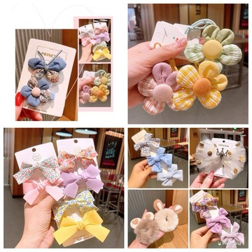 [Suri🐳舒莉泳具］兒童髮飾 花朵髮圈 花朵髮夾 布藝飾品 女童