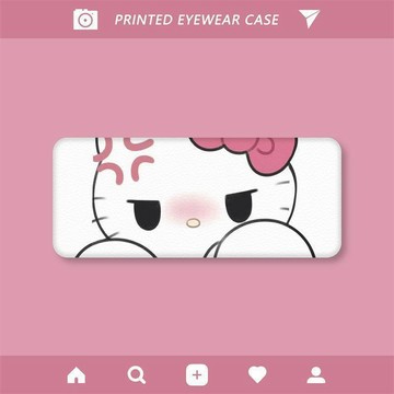 臺灣出貨🔥HelloKitty眼鏡盒便攜防壓隨身近視鏡眼睛盒子墨鏡學生收納情侶款