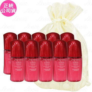 【即期品】SHISEIDO 資生堂 紅妍超導循環肌活露(10ml)*10旅行袋組(效期2025.11.01 公司貨)