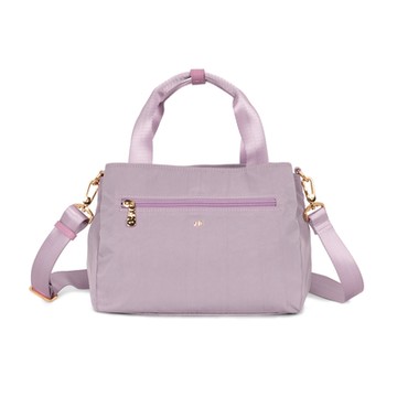 J II 手提包 茉莫多隔層防潑水手提斜背包-藕紫色-7008-12