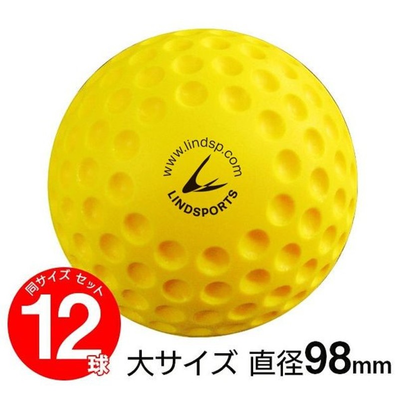 ディンプルボール 大 1ダース 12球入 野球 ソフトボール バッティング トレーニングボール 練習用 Lindsports リンドスポーツ 通販 Lineポイント最大0 5 Get Lineショッピング