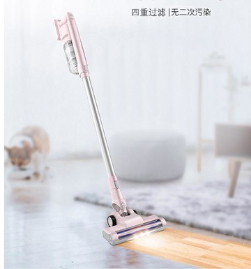 美的無線吸塵器家用小型大吸力超強力除螨無繩手持式吸塵器P2 小山好物