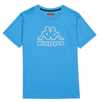 KAPPA義大利 時尚男吸溼排汗圓領衫 義大利藍31199LWAB1