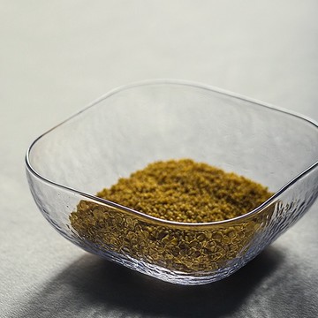 九土錘紋方形玻璃沙拉碗套組ins風簡約家用食器玻璃方碗套裝水晶玻璃餐具甜品西餐日式玻璃沙拉碗蔬菜水果冷麵碗CJR0383