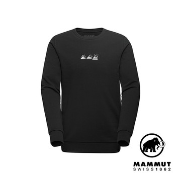 【Mammut 長毛象】Mammut Core ML Crew Neck Playground Men 機能休閒長袖T恤 黑色 男款 #1014-04054