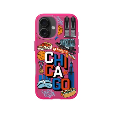 iPhone 16 Clear 粉漾桃 - City Collection 城市系列 - 芝加哥