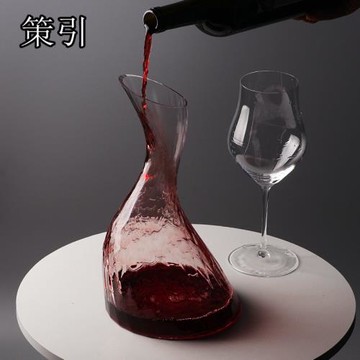 高端S型醒酒器葡萄酒家用快速紅酒分酒器水晶玻璃天鵝螺紋醒酒壺