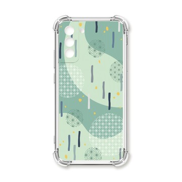 S系列(其他) 殼 TRON 三星 S21 PLUS 日系和風圓點落雨系列 四角防摔殼 手機殼