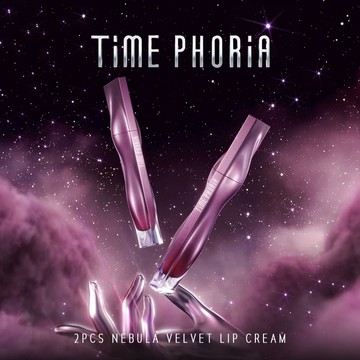 TIMEPHORIA 星雲絲絨唇霜疊塗套裝 唇釉霧面口紅｜霧面高顯色 滋潤持久