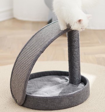 貓抓板 貓抓板貓窩一體夏季幼貓劍麻貓咪磨爪墊耐磨不掉屑立式柱爬架【摩可美家】