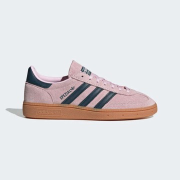 Adidas Handball Spezial W [IF6561] 女 休閒鞋 經典 復古 麂皮 三葉草 粉紅 深藍