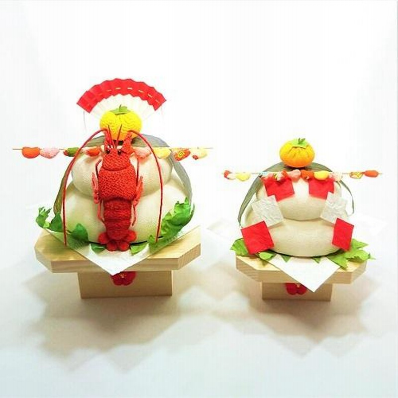 楽天市場】お正月飾り 置物 ちりめん コンパクト 小さい / 餅花
