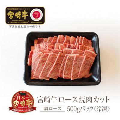 ふるさと納税 美郷町 宮崎牛　ロース焼肉　約500g