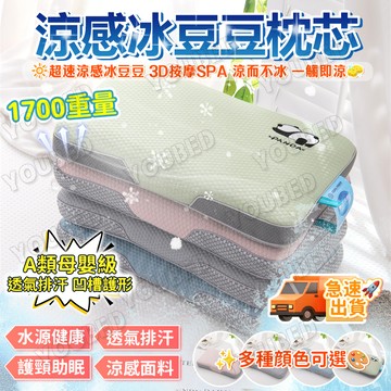 ⚜️虧本衝評+桃園速寄⚜️A類母嬰級 新款夏季枕芯 涼感冰豆豆熊貓蕎麥枕頭 涼感枕芯 兒童/學生/成人護枕 護頸助眠