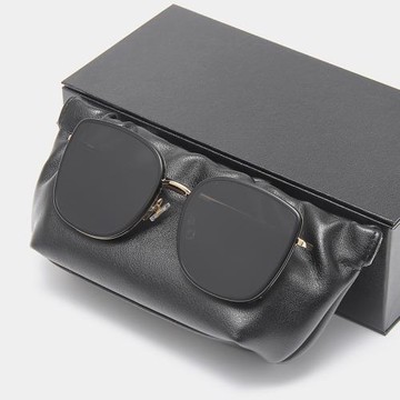 墨鏡女高級感ins2024大圓臉適合的大臉顯瘦方形bibi太陽鏡潮GM U