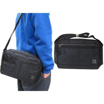 LECAF 斜側包中容量二層主袋+外袋共五層8寸平板防水尼龍布