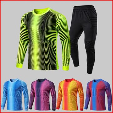 守門員小學生門將服套裝 足球兒童球衣套裝訓練服裝長袖隊服印字