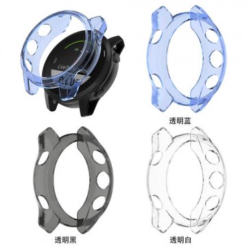 適用佳明Garmin Forerunner 945 LTE透明保護殼945TE半包鏤空表殼