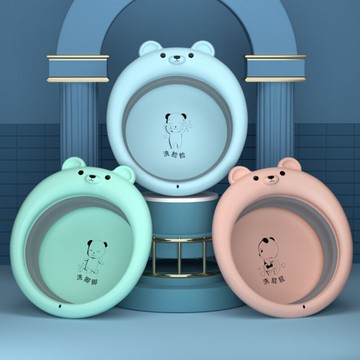 可折疊盆洗臉盆家用大小號學生宿舍塑料便攜式旅行游嬰兒洗衣盆子