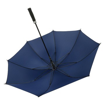 雨傘 折疊傘 防曬傘 全纖維長傘自動超大雙層碰擊布三人直柄商務直桿長柄高爾夫傘現貨