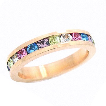 【Charme】 開運系~玫瑰五行石~玫瑰金 戒指