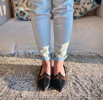 印度手工-精巧繡線(黑色)