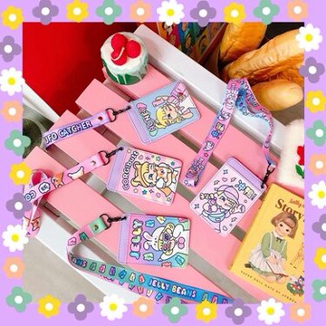 卡套日系韓版卡通女孩卡包地鐵卡套掛脖交通門禁學生卡包飯卡保護卡套 全館免運