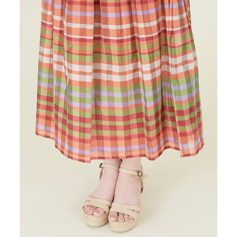 Sybilla / シビラ マドラスチェックリバーシブルスカート | LINE  