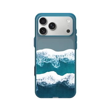 iPhone 17 Pro Max Clear (相機按鈕) 夜幕藍 - Ocean Collection: Let's Sea 海洋系列：一路向海 - 浪頭上