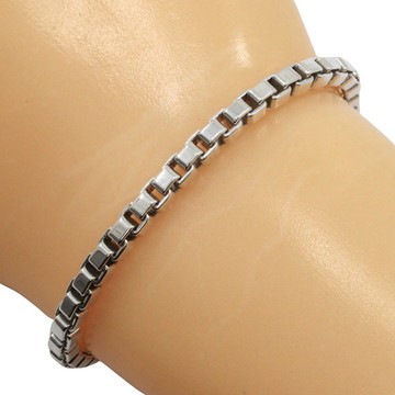 【日本直送】蒂芙尼 TIFFANY&Co. 威尼斯 手鍊 銀 925 約 13.9g 中性【二手】