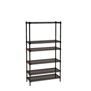 [客尊屋]粗管/沖孔/35x90x165hcm 白騎士沖孔 六層架白騎士