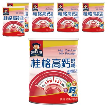 QUAKER 桂格 高鈣奶粉高鐵配方  1.5kg  6罐
