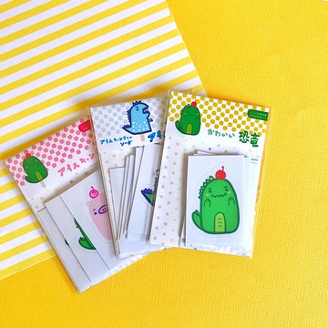 逗趣 防水貼紙-可愛冰棒貼紙組合