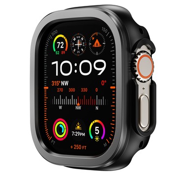 航空鋁合金邊框軟TPU保護殼套 適用於Apple watch錶殼 iwatch保護殼 錶殼 手錶保護殼
