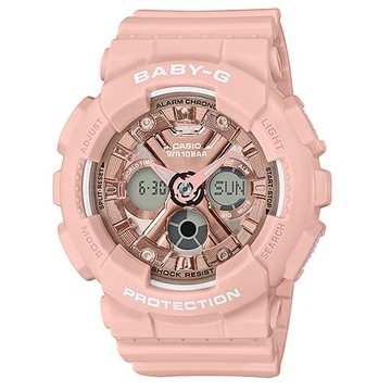送禮首選★CASIO BABY-G/魅力圈專屬時尚運動腕錶/BA-130-4A  附提袋【全館滿額折價★APP下單點數4倍送】線上購買享_實體門市同步服務