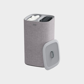 Joseph Joseph Tota 60L 分類洗衣籃(雙格) -灰