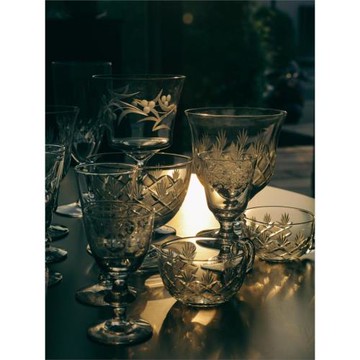 中古玻璃杯 酒杯 復古風烈酒杯