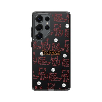 Galaxy S25 Ultra Clear 酷墨灰 - 排球少年 Haikyu!! - 線稿風格 - 研磨&黑尾 01