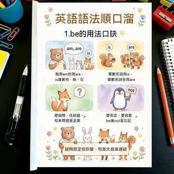 【臺出+大米優品】🎉2026新國小英語語法順口溜彩印練習本1 W95y