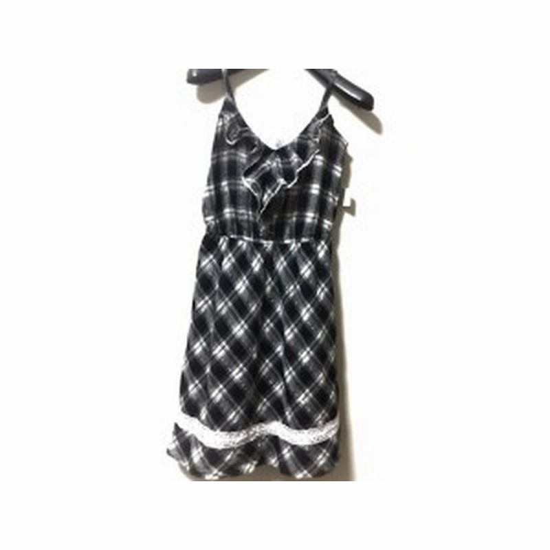 アプワイザーリッシェ Apuweiser Riche ワンピース サイズ1 S レディース 美品 黒 白 チェック柄 ラメ 中古 通販 Lineポイント最大1 0 Get Lineショッピング