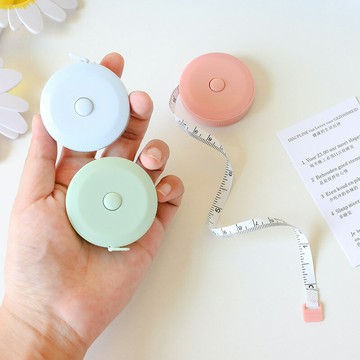 北歐風卷尺小隨身可愛迷你皮尺軟尺米尺測量衣服尺子三圍胸圍腰圍